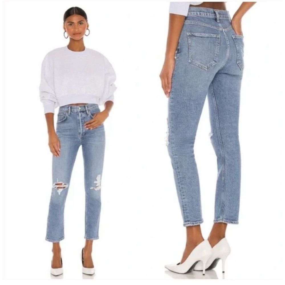 Agolde Blue Ankle & Cropped Jeans